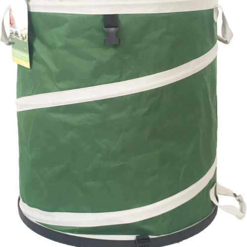 32-Gallon Collapsible Trash Can with Hard Bottom, 19" x25"