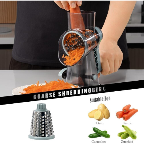 Râpe à fromage rotative avec base à ventouse – 3Stainless 2