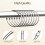 12er-Pack Duschvorhangringe aus Metall, 5 cm Innendurchmesser 1