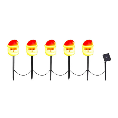 Solcellslampor för utomhusbruk, vattentäta, 5-pack 1