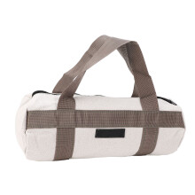 171-1 Große Kapazität Canvas-Tasche Ø5.9in/L19in Natur