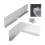 Rain Gutter Splash Guards for Roof Corners 4 Pack 3