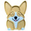 Corgi serveringsfat julegavebrett 1 stk 2