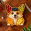 Corgi serveringsfat julegavebrett 1 stk 5