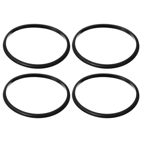 Black Silicone Bottle Lid Sealing Ring4Pack 1