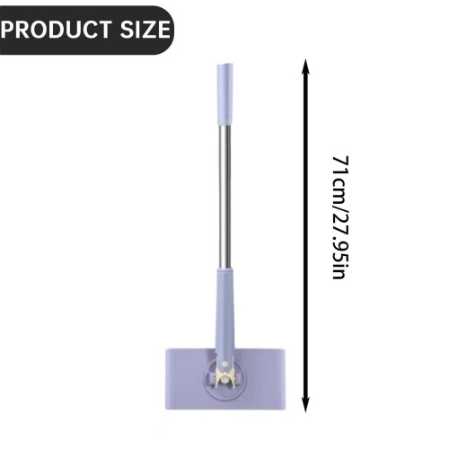 Σφουγγαρίστρα Niriyo Purple 71cm Auto Clamp + Πετσέτες – Περιστρεφόμενη 360, Πολλαπλών 2