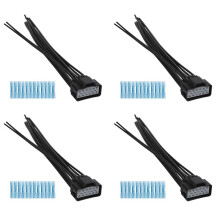 4X Kit de Fiação WPT928 3U2Z-14S411-ZMB Conjunto de Fios Do Conector Do Módulo de Assento Aquecido/Refrigerado para Mercury