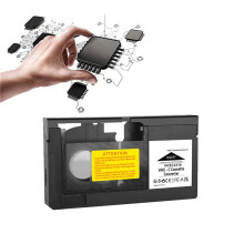 3X VHS-C Kassettomvandlare för för RCA för VHS Till VHSC SVHS-C Kassettadapter Inte för 8mm/MiniDV/Hi8