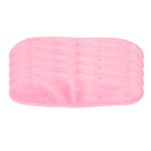 Water Absorption Facial Cleaning Towels, Reusable Face Cloths, Coral Fleece Fabric Microfiber5Pcs, Soft Absorbent Suitable For All Skin Types,