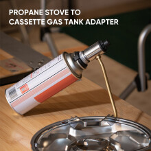 Camping Propane Stove Adapter Aluminum Alloy, Compact & Lightweight