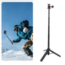 Treppiede per montaggio videocamera per OSMO POCKET 3, asta estendibile da 51 cm, lega di alluminio