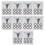 70Pcs Mist Maker Maintenance Kit, Ceramic Disk Ceramic Disk Key Replacement Parts Kits for Fog Machine 1