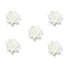 100 Pcs Artificial White Calla Lily Flowers with Soft Latex Materials for Home & Kitchen Decoration