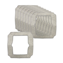 Lot de 8 lingettes de rechange pour mini robot de nettoyage (séchage rapide).