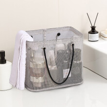 Mesh Laundry Bag by FAJHHA – Portable, Durable Polyester Wash Pouch with Plastic Frame, Compatible with Beach Toys & Pool Gear