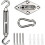 Kit de ferragens para vela de sombreamento, kit de ferragens para vela de sombreamento de 6 polegadas, ferragens para vela de sombreamento, kit de 1