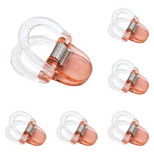 Garden Clips, Adjustable Hem Clips for Pants, Strong Durable Clothes Pins, Universal Fixed Clamp, Multi-Purpose Red Clips (10Pcs, 0.98x1.1")
