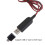 Καλώδιο τροφοδοσίας USB με διακόπτες + προσαρμογέας USB C Καλώδιο τροφοδοσίας για 6