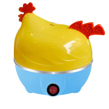 Chicken-shaped Egg Boiler, Electric Egg Poacher & Cooker, 7-Egg Capacity, Auto Shut Off, Compatible with Standard Outlets