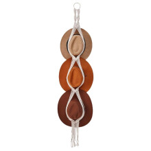 Macrame Hat Hanger – Boho Wall Organizer for Wide Brim, Bowler & Fedora Hats, Hand-Woven Western Decor