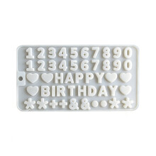 Letter Silicone Letter Candy and Number Molds. Reusable Chocolate Suitable for Cake Cookie and Production