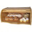 Large Bamboo Bread Box with Roll Top – Kitchen Counter Organizer, Compatible with Kitchen Countertops 5