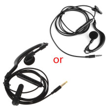 Stereo till mono in-ear-headset med en hörlurstyp 3,5 mm hörlurar med enkel sida Lågprisöronproppar för ett öra