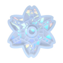 Molde de silicona para adorno de giroscopio de dedo con luz y sombra, adornos de yeso perfumados, molde de resina para decoración