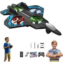 Skyriders RC-Jet-Spielzeug – 4 Motoren, 360-Flips, LED-Beleuchtung