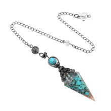 Natural Pendulums, Hexagonal Crystal Healings Stone for Divination and Reikis Energy Work Crystal Gifts
