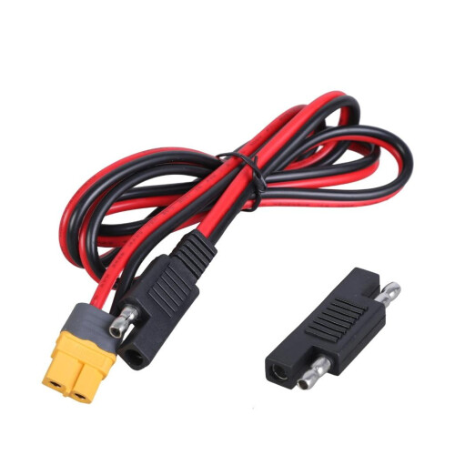 Καλώδιο τροφοδοσίας 14AWG XT60 θηλυκό σε SAE με υποδοχές SAE για ηλιακό πάνελ