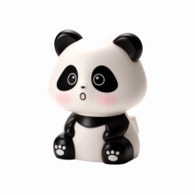 Op zonne-energie werkende knikkende panda dashboarddecoratie (1 stuk)