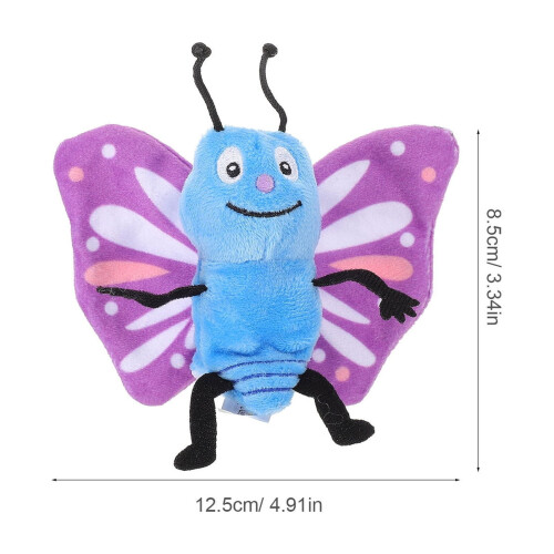 Animal Hand Puppet Butterfly Shape PP Cotton 1Pcs 1