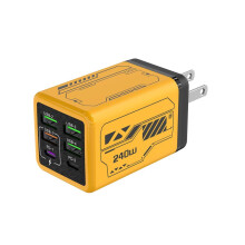 USB-C Power Adapter 240W 6-Port Dual PD QC