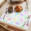 Rabbit Print Polyester Placemats 13x19in Set of 2 3