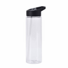 Bouteille d'eau transparente grande capacité (700 ml), étanche, sans BPA, idéale pour le sport, l'école et les activités de plein air.