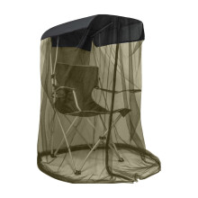 Mosquito Net Cover for Canopy Chair – Bug Barrier Mesh Tent with Zipper, Waterproof Roof, Compatible with Fishing/Camping Chairs
