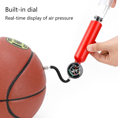 Handluftpumpe mit Manometer – 20 PSI, für 1