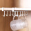 YingTaiLi2Pcs Πολυλειτουργική Σιδερένια Ράφι Αποθήκευσης Κουζίνας με Γάντζους για 1