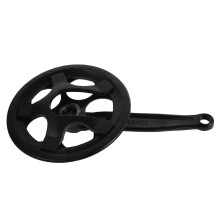 Single Speed Bicycle Crankset Carbon Steel 36 Tooth Chainring for Smooth Road Bikes