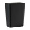 Black Slim Trash Can 3.2-Gal Plastic Kitchen Bin 1