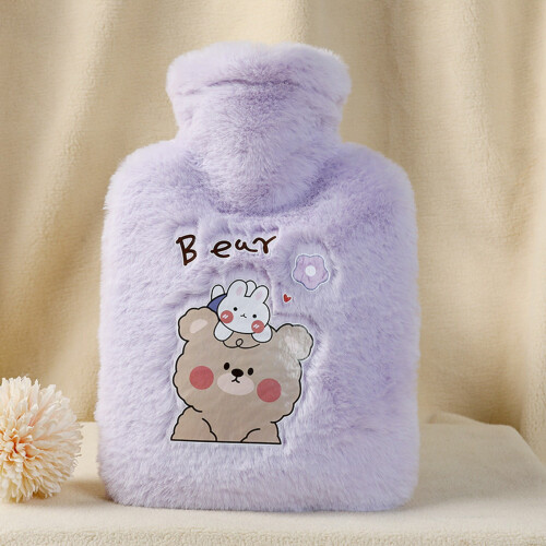 Microwaveable Hot Water Bottle BPA-Free Silicone 1 Pack