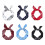 6-Count Floral Wire Headwraps Μαλακά βαμβακερά ελαφριά κεφαλόδεσμοι για γυναίκες κορίτσια 1
