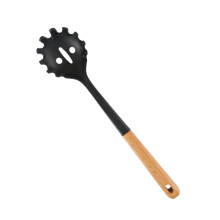 Ensemble d'ustensiles de cuisine en silicone, spatules résistantes à la chaleur sans BPA avec manches en bois pour poêles antiadhésives, ensemble