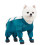 Tutina impermeabile per cani con coprigambe, blu 1
