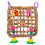 Bréagán Mionghearrtha Cage Parrot Rópa Marthanach 1 phíosa 1
