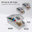 Stackable Baseball Cap Storage Box with Clear Lid (3-Pack) 4