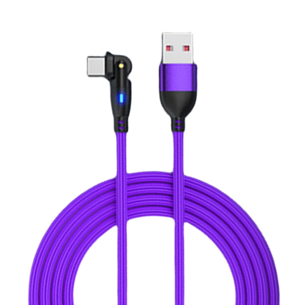 Usb To Type C Fast Charging Cable 180 Degree Rotate Data Cord For Smartphone 9027700006164