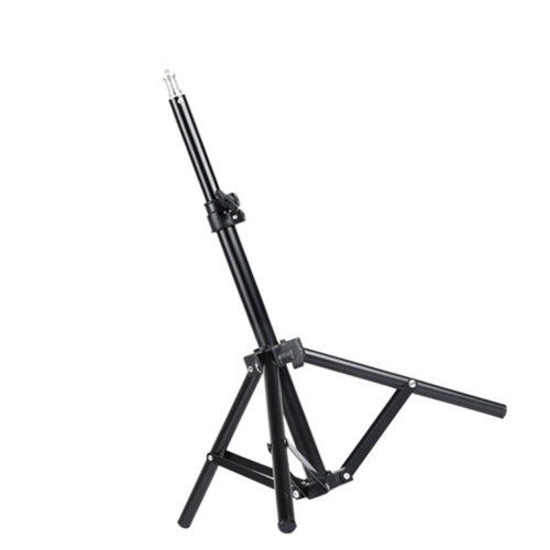 Supporto per luci da studio professionale con vite da 1/4 di pollice, robusto, regolabile in altezza e pieghevole. 1