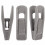 Kleiderbügel-Accessoires, Samt-Kleiderbügelclips, 20er-Packung Kleiderbügelclips für Samtkleiderbügel, strapazierfähige Samt-Hosenbügel 1